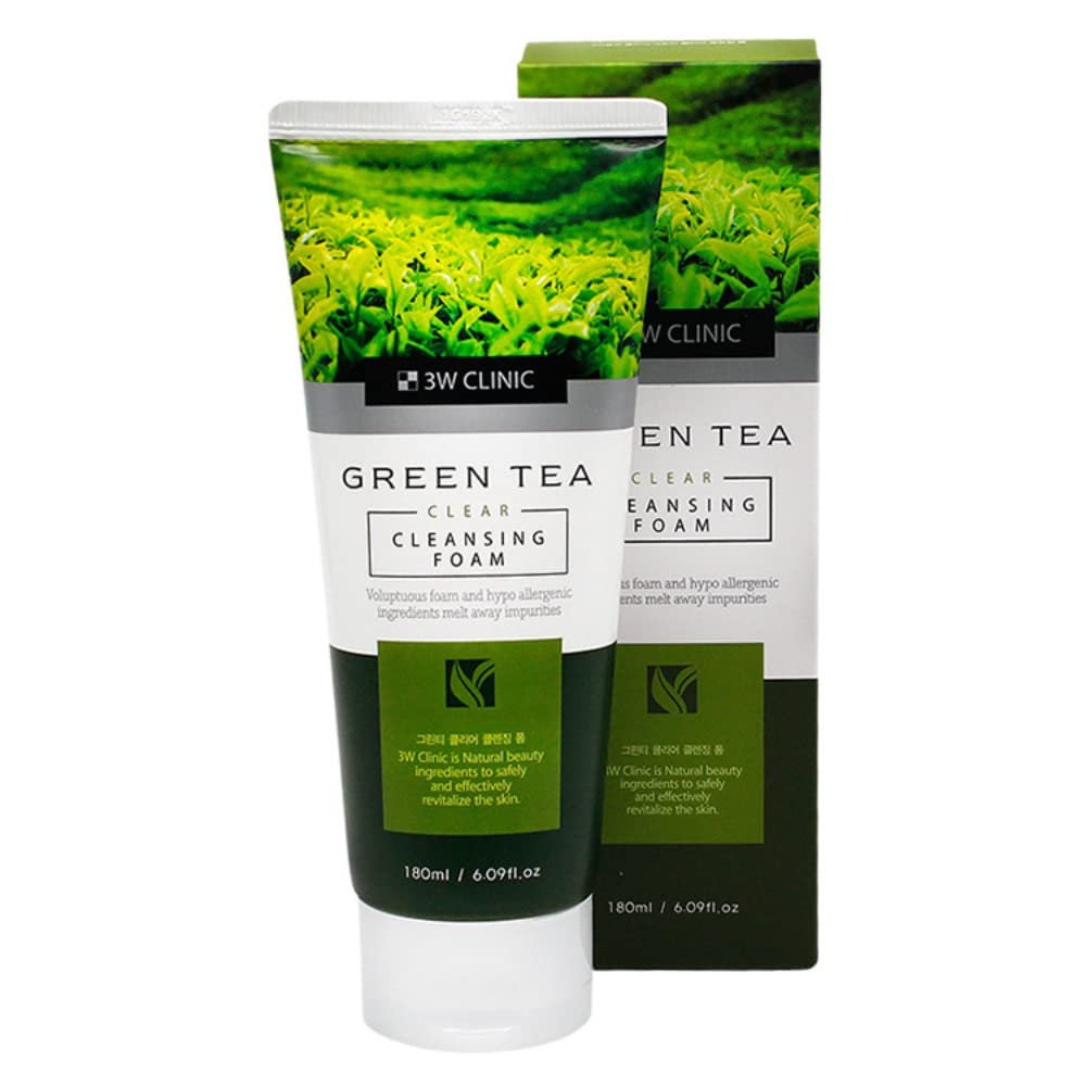 3W Clinic Aloe Clear Cleansing Foam 180ml