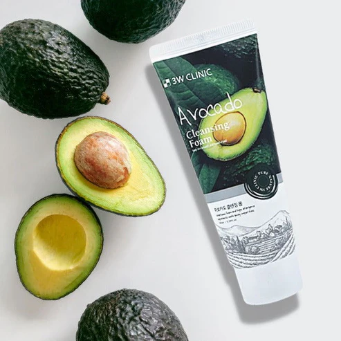 3W Clinic Avocado Cleansing Foam 100ml - Image 3