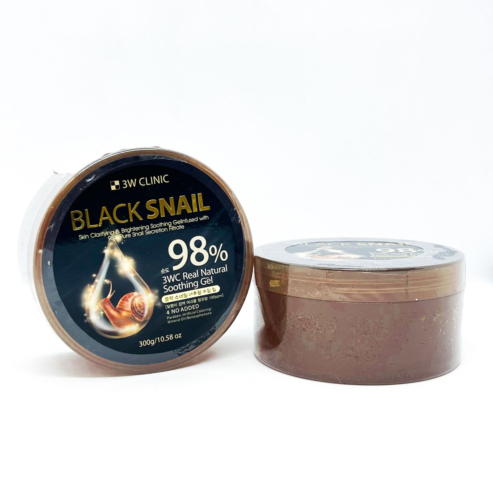 3W CLINIC Black Snail Natural Soothing Gel 300g