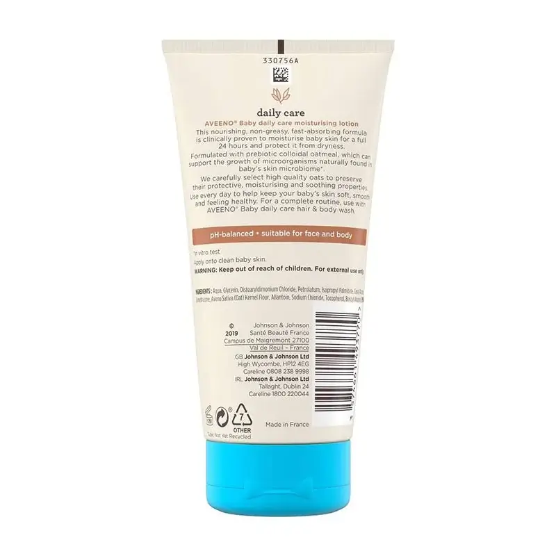 Aveeno Baby Daily Care Moisturising Lotion 150ml - Image 2
