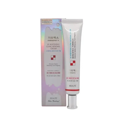 Beaute Korea Melasma-X 3D Whitening Clinic Renewal Cream for dark spots and melasma care