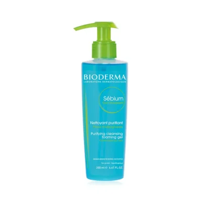 Bioderma Sébium Gel Moussant Purifying Foaming Gel cleanser for oily and acne-prone skin – 200ml