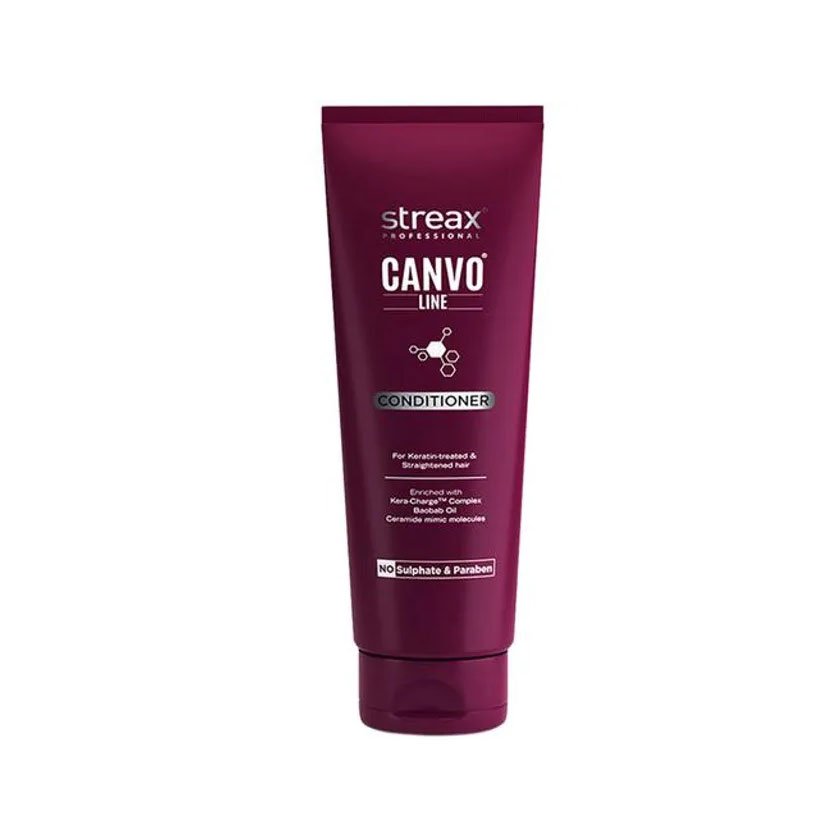Streax Professional Canvo Line Conditioner For Keratin Treated And Straightened Hair 240ml