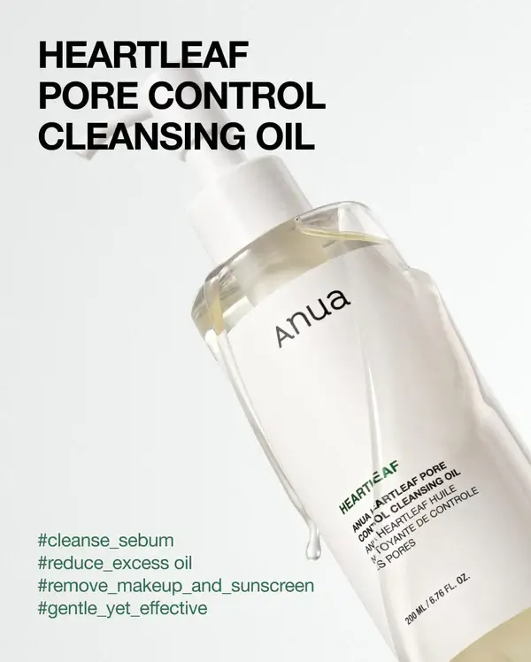 Anua Heartleaf Pore Control Cleansing Oil Mild 200ml - Image 2