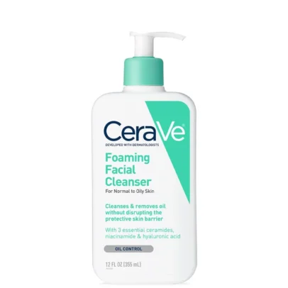 Cerave Foaming Facial Cleanser For Normal To Oily Skin